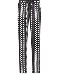 Dolce & Gabbana - Polka Dot-print Silk Pajama Trousers - Lyst