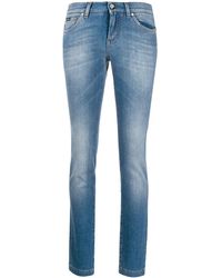 Dolce & Gabbana Ausgeblichene Jeans - Blau