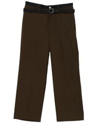 Sacai - Belted Trousers - Lyst