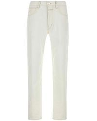 Closed - Logo-Patch Straight Jeans - Lyst