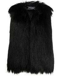 Styland - Faux-Fur Gilet - Lyst