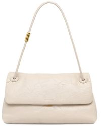 Trussardi - Sac Porté Épaule Orbita Médium À Effet Froissé - Lyst