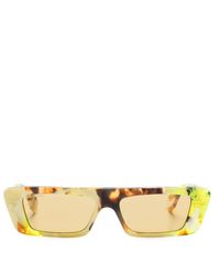 Gucci - Tortoiseshell Rectangle-frame Sunglasses - Lyst