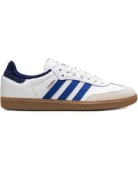 adidas - Samba Og "core White/royal Blue/night Indigo" スニーカー - Lyst