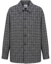 WOOYOUNGMI - Checked Pattern Shirt - Lyst