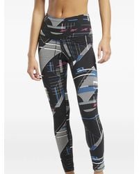 Reebok - Leggings Con Cuciture - Lyst