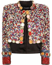 Dolce & Gabbana - Embroidered Evening Jacket - Lyst