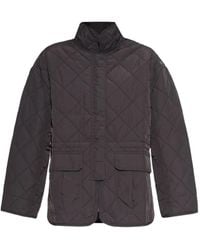Rethinkit Studios - Quilted Diamond-Pattern Jacket - Lyst