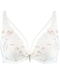 Aubade - Encre De Chine Embroidered Triangle Bra - Lyst