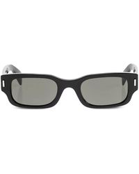 McQueen - T-Bar Rivet Panthos Sunglasses - Lyst