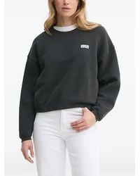 American Vintage - Felpa Con Stampa Logo - Lyst