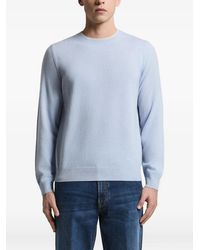 Peserico - Crew-Neck Ribbed-Trim Sweater - Lyst