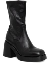 Vagabond Shoemakers - Brooke 87mm ブロックヒール レザーブーツ - Lyst