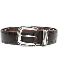 Orciani - Openwork Leather Belt - Lyst