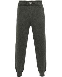 Versace - Medusa-plaque Knitted Track Pants - Lyst