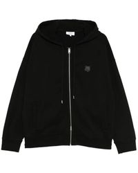 Maison Kitsuné - Felpa Con Applicazione Testa Di Volpe - Lyst