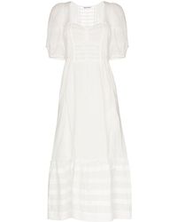 reformation haley midi dress