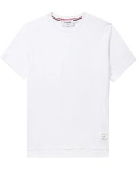 Thom Browne - Side-Slit Relaxed Cotton Tee - Lyst