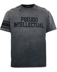MISBHV - T-Shirt Con Effetto Vissuto - Lyst