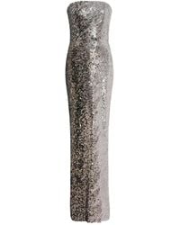 Jenny Packham - Schulterfreies Maxikleid Mit Pailletten - Lyst