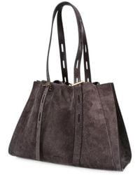 MINOBOSSI - Paulina Suede Tote Bag - Lyst