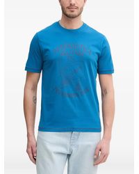 Aeronautica Militare - Logo-Print Short-Sleeve T-Shirt - Lyst