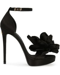 Dolce & Gabbana - Keira Platform Heel Sandals - Lyst