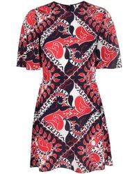 Valentino Garavani - Archive Manifesto A-Line Dress - Lyst