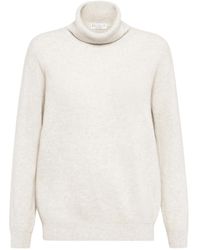 Brunello Cucinelli - Ribbed Cashmere Roll-Neck Jumper - Lyst