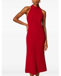 Twinset - Long Crêpe Halter Neck Dress - Lyst