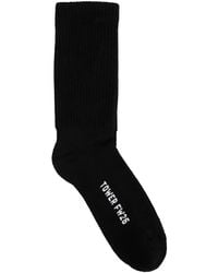 Rick Owens - Tower Glitter-Effect Socks - Lyst