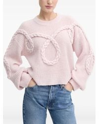 Munthe - Pullover Mit Geflochtenem Detail - Lyst