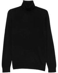 Alpha Studio - Roll-Neck Wool Sweater - Lyst