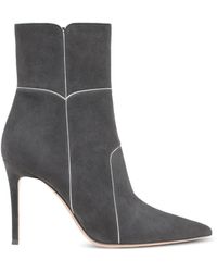 Gianvito Rossi - Pointed-Toe Panelled Boots - Lyst