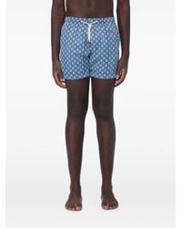 Peninsula - Gaiola Island Geometric-Print Swim Shorts - Lyst