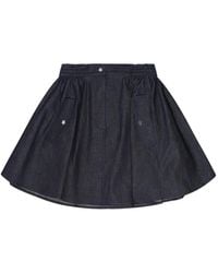 Cecilie Bahnsen - Flower-Button Flared Skirt - Lyst