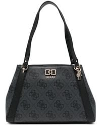 Guess - Karnilla Monogram-Pattern Tote Bag - Lyst
