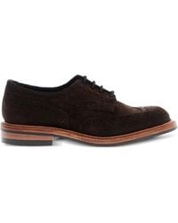 Tricker's - Bourton Suede Derby Shoes - Lyst