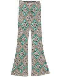 Etro - Floral-Print Trousers - Lyst
