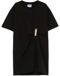 Moschino - Peg-Patch Midi Dress - Lyst