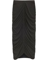 Isabel Marant - Vicky Ruched Midi Skirt - Lyst