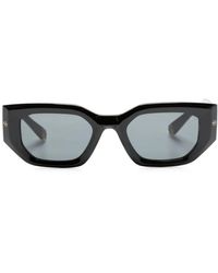 Philipp Plein - Logo-Lettering Rectangle-Frame Sunglasses - Lyst