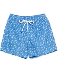 Fedeli - Dolphin-Print Swim Shorts - Lyst