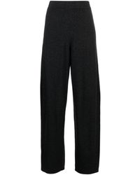 Lemaire - Soft Curved Trousers In Wool Blend - Lyst