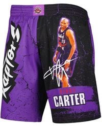 Mitchell & Ness - Vince Carter Toronto Raptors Player Burst Shorts - Lyst