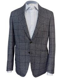 Luciano Barbera - Check Single-Breasted Suit Jacket - Lyst