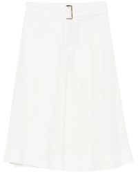 Herno - Cotton Elastane Skirt - Lyst
