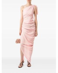 Aleksandre Akhalkatsishvili - One-Shoulder Draped Asymmetric Dress - Lyst