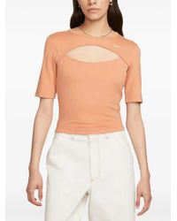 Nike - NSW Essential T-Shirt mit Cut-Out - Lyst