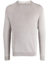 N.Peal Cashmere - Two-tone Ribbed-knit Cashmere Jumper - Lyst